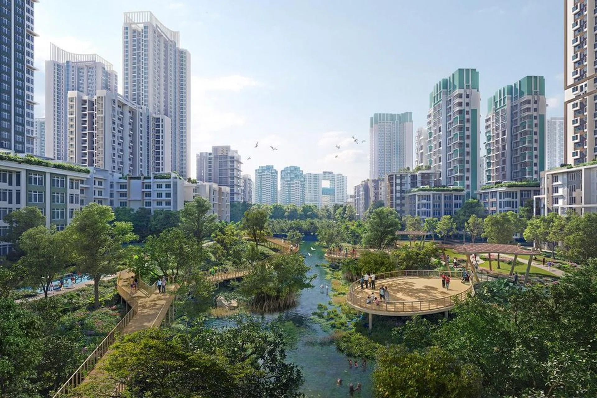 New BTO flats in Greater Southern Waterfront