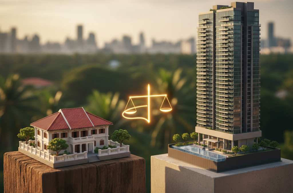 Singapore Landed Property vs Condo: Understanding Value